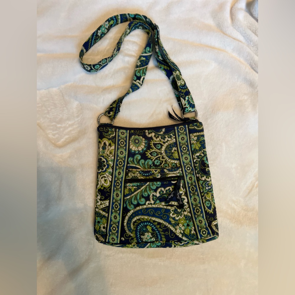 Vera Bradley paisley cross body bag
